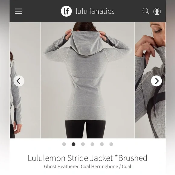 Lululemon Stride Define Jacket *Brushed Size 8 - Picture 2 of 10